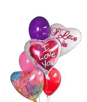 Love You Balloons Bouquet